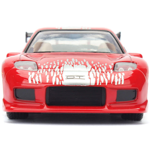 Fast & Furious Dom's 1995 Mazda RX-7 FD 1:32 Scale Diecast Model Veilside Red by Jada 98377 diecasthappy.com