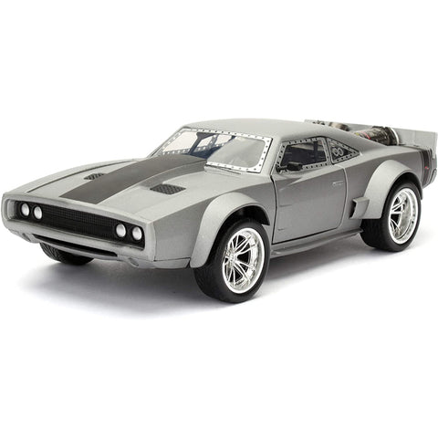 Fast & Furious F8 Dom's Ice Charger 1:24 Scale Diecast Model Silver by Jada 98291