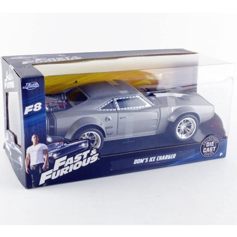 Fast & Furious F8 Dom's Ice Charger 1:24 Scale Diecast Model Silver by Jada 98291