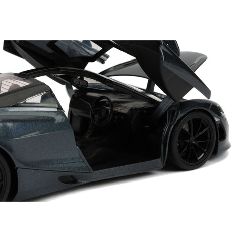 Fast & Furious Hobbs and Shaw McLaren 720S 1:24 Scale Diecast Model Gray by Jada 30754