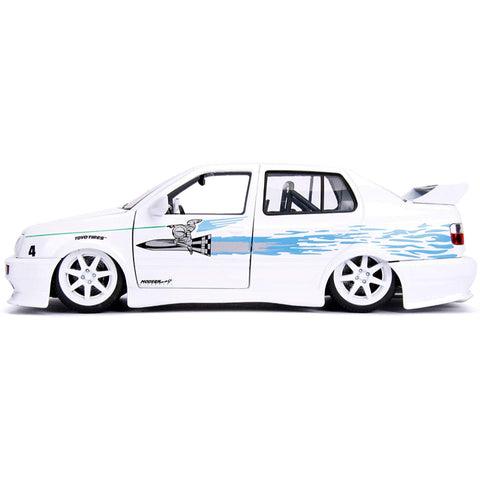 Fast & Furious Jesse's 1995 Volkswagen Jetta 1:24 Scale Diecast Model White by Jada 99591