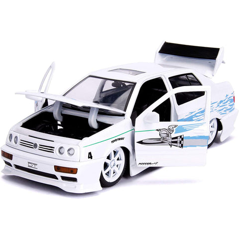 Fast & Furious Jesse's 1995 Volkswagen Jetta 1:24 Scale Diecast Model White by Jada 99591