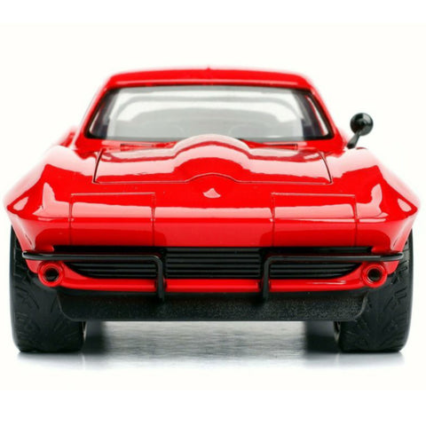 Fast & Furious Letty's 1966 Chevy Corvette Stingray 1:24 Diecast Model Red by Jada 98298