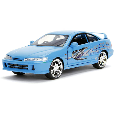 Fast & Furious Mia's 1995 Acura Integra Type-R 1:24 Scale Diecast Model Baby Blue by Jada 30739