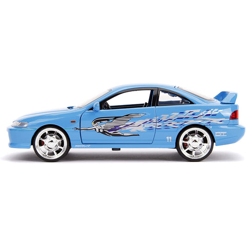 Fast & Furious Mia's 1995 Acura Integra Type-R 1:24 Scale Diecast Model Baby Blue by Jada 30739