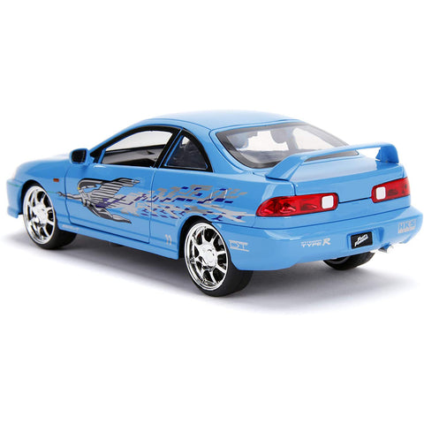 Fast & Furious Mia's 1995 Acura Integra Type-R 1:24 Scale Diecast Model Baby Blue by Jada 30739