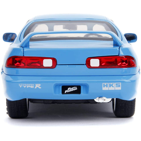 Fast & Furious Mia's 1995 Acura Integra Type-R 1:24 Scale Diecast Model Baby Blue by Jada 30739