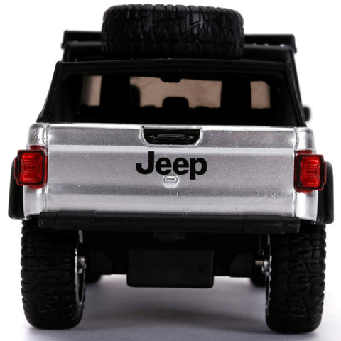 Fast & Furious 2020 Jeep Gladiator 1:32 Scale Diecast Model Silver by Jada 32031 diecasthappy.com