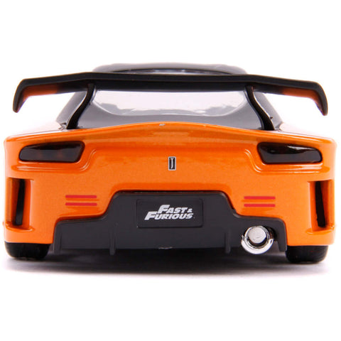 Fast & Furious Han's 1995 Mazda RX-7 1:32 Scale Diecast Model Orange by Jada 30736