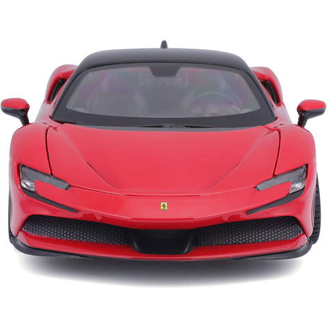 Ferrari Race & Play SF90 Stradale Red 1:24 Scale Diecast Model by Bburago 18-26028RD diecasthappy.com