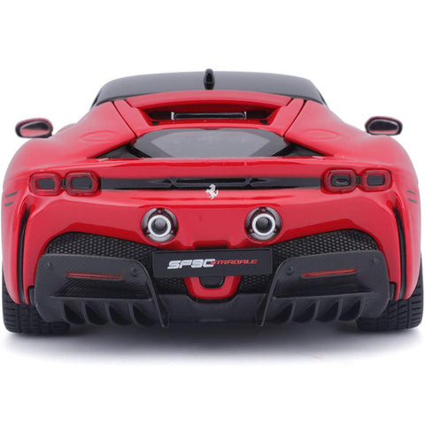 Ferrari Race & Play SF90 Stradale Red 1:24 Scale Diecast Model by Bburago 18-26028RD diecasthappy.com