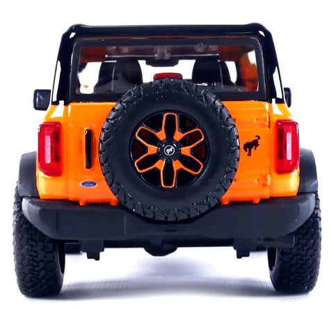 Harley-Davidson Custom 2021 Ford Bronco 1:24 Scale Diecast Model Orange by Maisto 32272 diecasthappy.com happy diecast