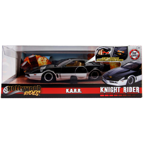 Knight Rider K.A.R.R. 1982 Pontiac Firebird 1:24 Scale Diecast Model Black by Jada 31115
