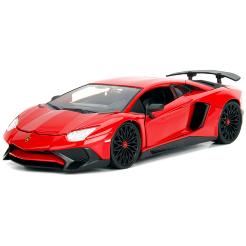 Hyper Spec 2017 Lamborghini Aventador SV LP750-4 1:24 Scale Red by Jada 99705