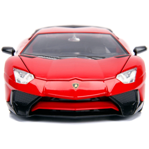 Hyper Spec 2017 Lamborghini Aventador SV LP750-4 1:24 Scale Red by Jada 99705