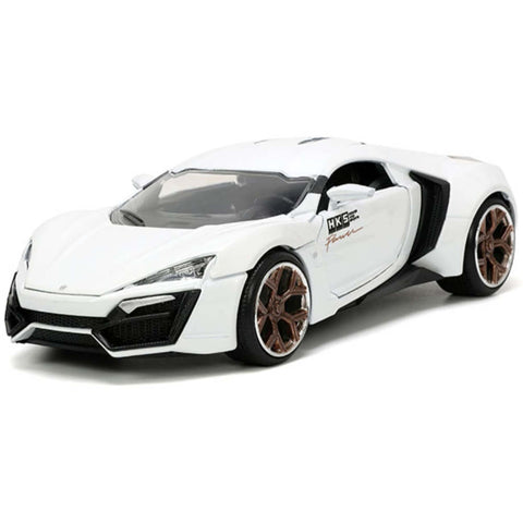 Hyper Spec 2017 Lykan Hypersport 1:24 Scale Diecast Model White by Jada 34030