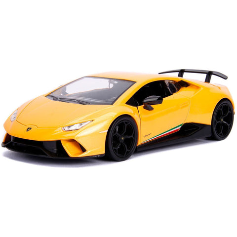 Hyper Spec 2019 Lamborghini Huracan LP 640-4 Performante 1:24 Yellow by Jada 99707