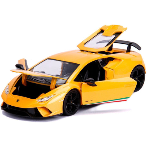 Hyper Spec 2019 Lamborghini Huracan LP 640-4 Performante 1:24 Yellow by Jada 99707