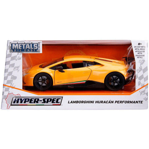 Hyper Spec 2019 Lamborghini Huracan LP 640-4 Performante 1:24 Yellow by Jada 99707