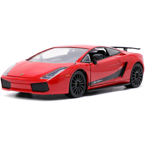 Hyper Spec Lamborghini Gallardo Superleggera 1:24 Scale Diecast Model Red by Jada 32945