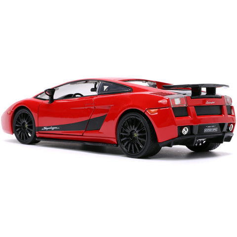 Hyper Spec Lamborghini Gallardo Superleggera 1:24 Scale Diecast Model Red by Jada 32945