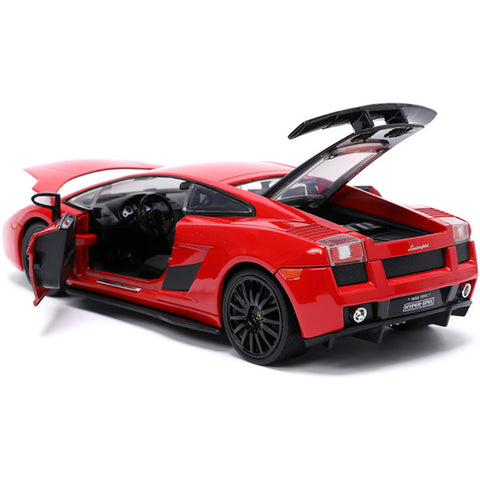 Hyper Spec Lamborghini Gallardo Superleggera 1:24 Scale Diecast Model Red by Jada 32945