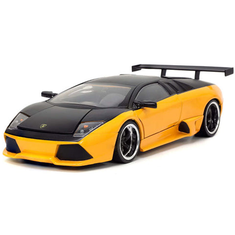 Hyper Spec Lamborghini Murcielago LP 640 1:24 Scale Diecast Model Orange by Jada 34028