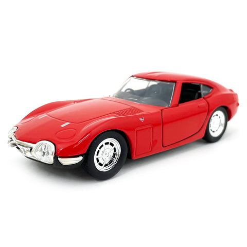 JDM Tuners 1967 Toyota 2000 GT 1:32 Scale Diecast Model Red by Jada 30377-RD (No Window Box)