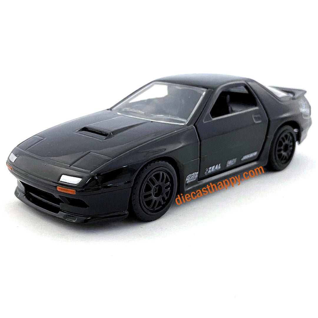JDM Tuners 1985 Mazda RX-7 FC3S 1:32 Scale Diecast Model Black by