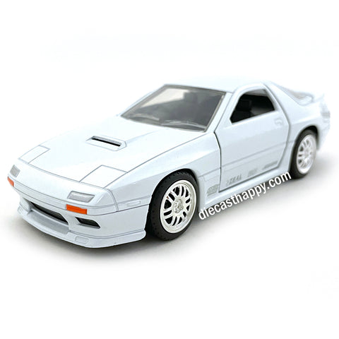 JDM Tuners 1985 Mazda RX-7 FC3S 1:32 Scale Diecast Model White by Jada 30966