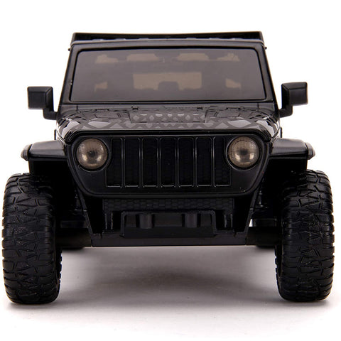 Just Trucks 2020 Jeep Gladiator 1:24 Scale Diecast Model Black B&M by Jada 32423