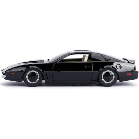Knight Rider K.I.T.T. 1982 Pontiac Firebird with Light Up Feature 1:24 Scale Diecast Model Black by Jada 30086