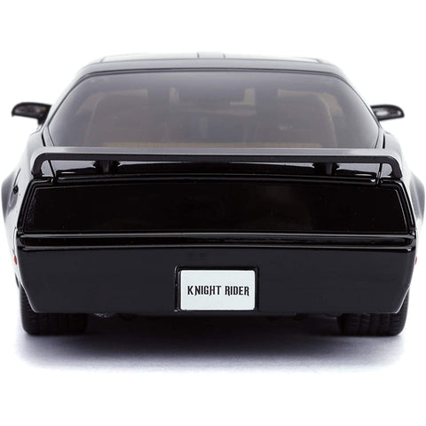 Knight Rider K.I.T.T. 1982 Pontiac Firebird with Light Up Feature 1:24 Scale Diecast Model Black by Jada 30086