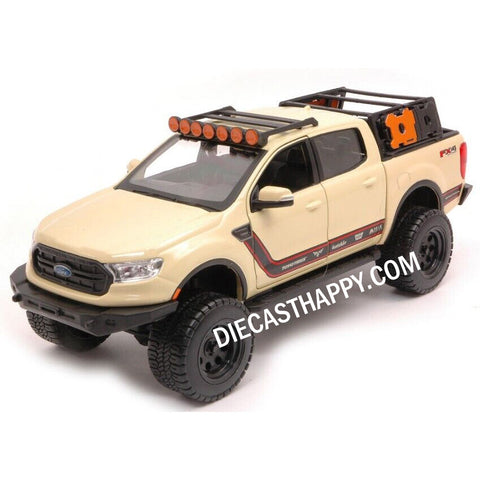 2019 Ford Ranger Lariat FX4 1:27 Scale Sand Tan by Maisto (No Window Box)