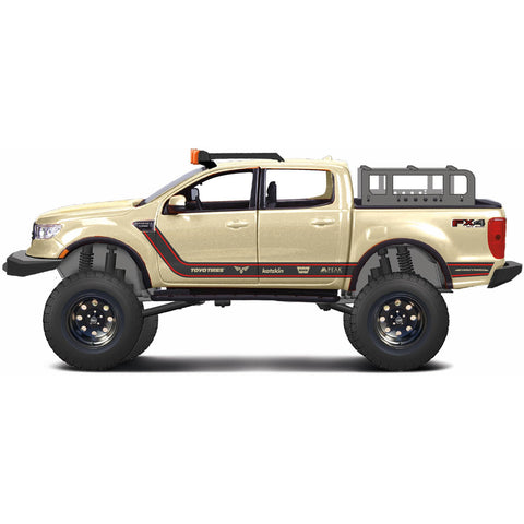 2019 Ford Ranger Lariat FX4 1:27 Scale Sand Tan by Maisto (No Window Box)