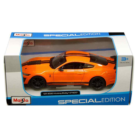 Maisto Special Edition 2020 Ford Mustang Shelby GT500 1:24 Scale Diecast Model Orange by Maisto 31532