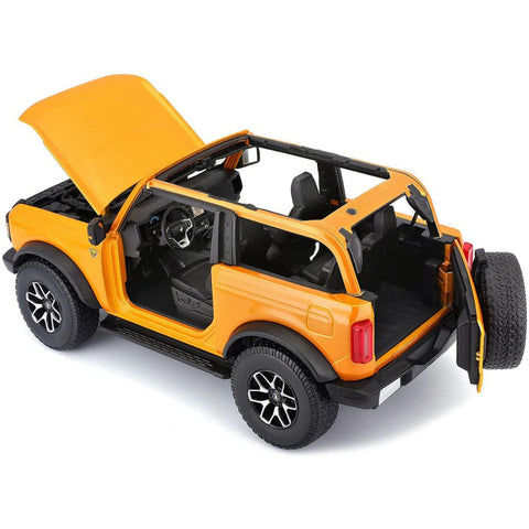 Maisto Special Edition 2021 Ford Bronco Badlands Orange 1:18 Scale Diecast Model by Maisto 31457-OR