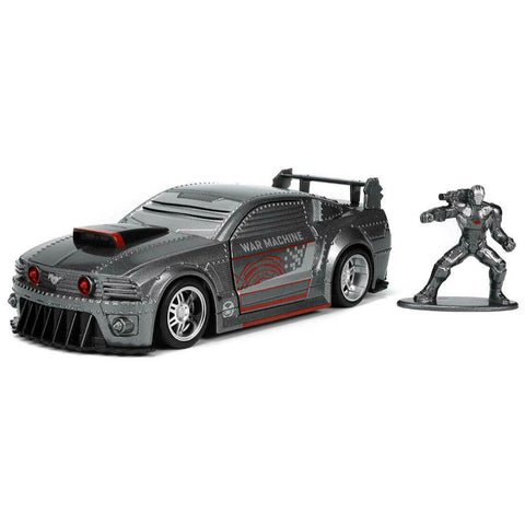Marvel Avengers 2006 Ford Mustang GT 1:32 Scale Diecast Model with War Machine by Jada 33082