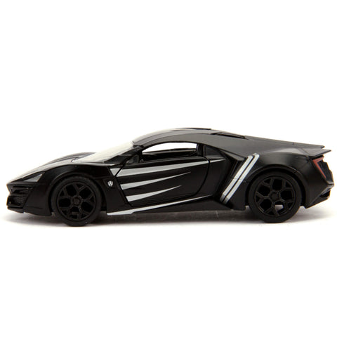 Marvel Avengers Black Panther 2017 Lykan Hypersport 1:32 Scale Diecast Model by Jada 30302