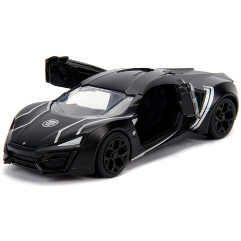 Marvel Avengers Black Panther 2017 Lykan Hypersport 1:32 Scale Diecast Model by Jada 30302