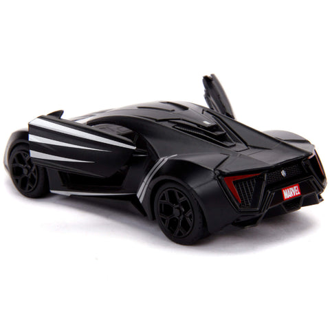 Marvel Avengers Black Panther 2017 Lykan Hypersport 1:32 Scale Diecast Model by Jada 30302