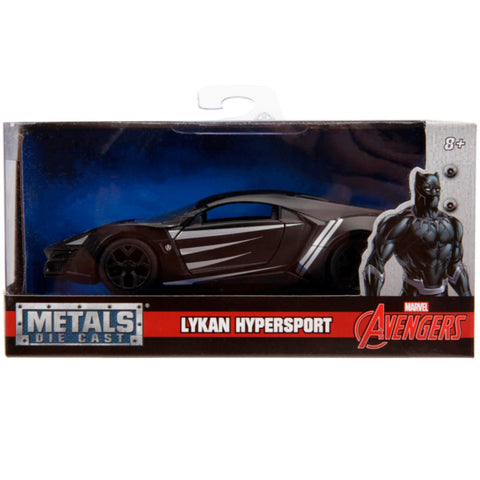 Marvel Avengers Black Panther 2017 Lykan Hypersport 1:32 Scale Diecast Model by Jada 30302