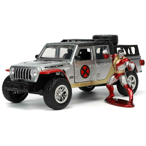Marvel X-MEN 2020 Jeep Gladiator 1:32 Scale Diecast Model With Colossus Figure by Jada 33363