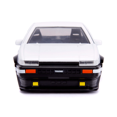 Hollywood Rides Initial D 1986 Toyota Trueno AE86 1:32 Black/White by Jada (No Window Box) diecast happy diecasthappy happydiecast takumi
