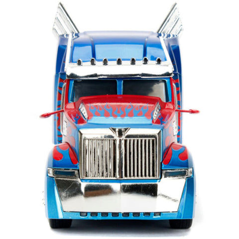 TRANSFORMERS Optimus Prime Western Star 5700 XE Phantom 1:24 Scale Diecast Model by Jada 98403