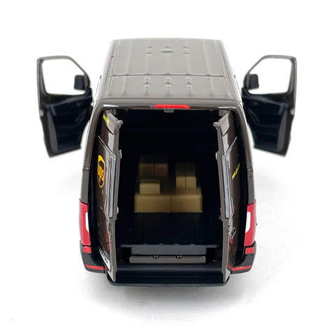 UPS Delivery Truck 2020 Mercedes Benz Sprinter Cargo Van 1:48 Scale Diecast Model White by Kinsmart diecasthappy