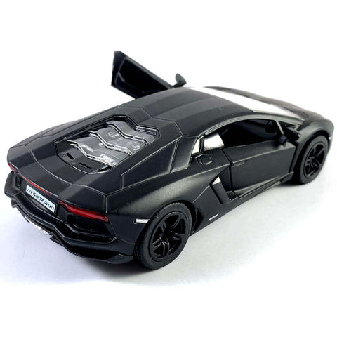 2011 Lamborghini Aventador LP700-4 1:38 Scale Matte Black by Kinsmart