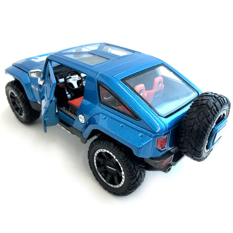 2008 GMC Hummer HX Concept w/ Removable Top 1:24 Light Blue 34285-BL (No Window Box)