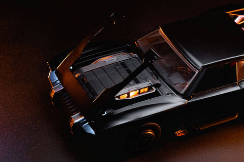 The Batman (2022) Batmobile & Batman, 1:18 Scale Vehicle w/ 3.75" Figure by Jada 32504