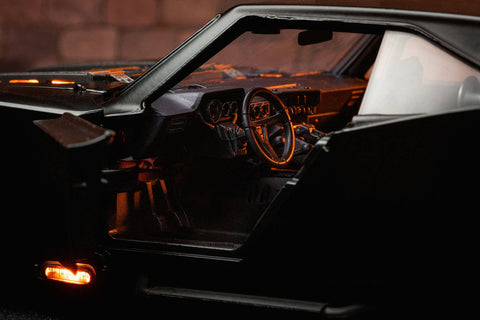The Batman (2022) Batmobile & Batman, 1:18 Scale Vehicle w/ 3.75" Figure by Jada 32504